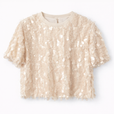 Bleščeča majica s pajetami