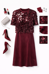 Elegantno bordo slip krilo