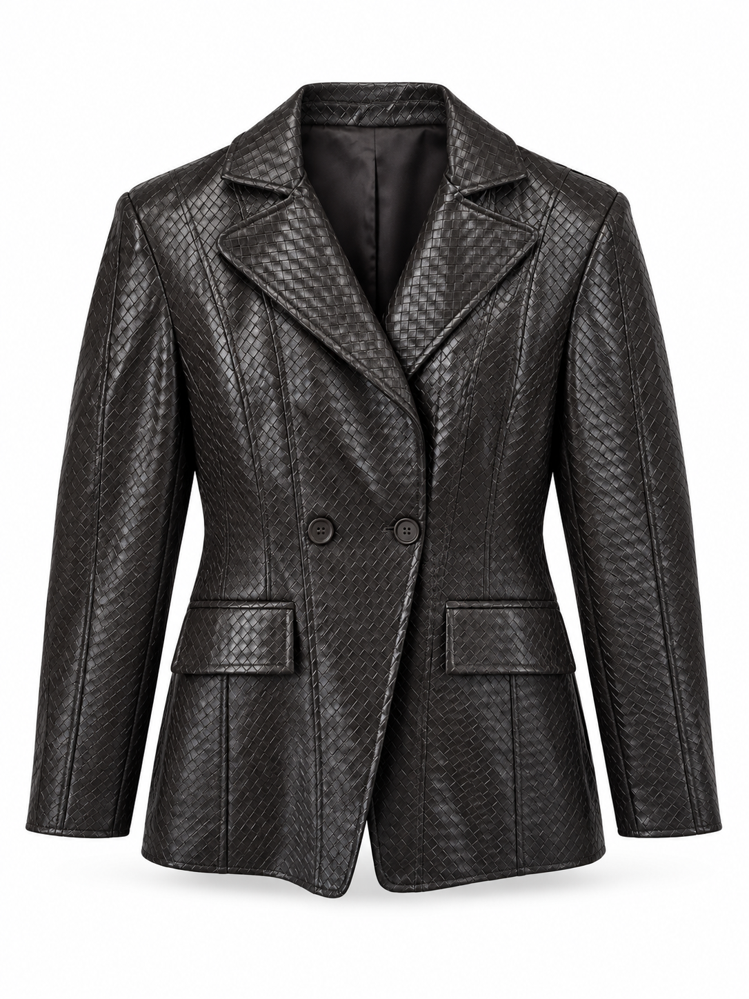 Teliran blazer s teksturiranim vzorcem