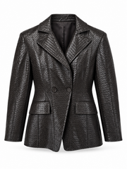 Teliran blazer s teksturiranim vzorcem